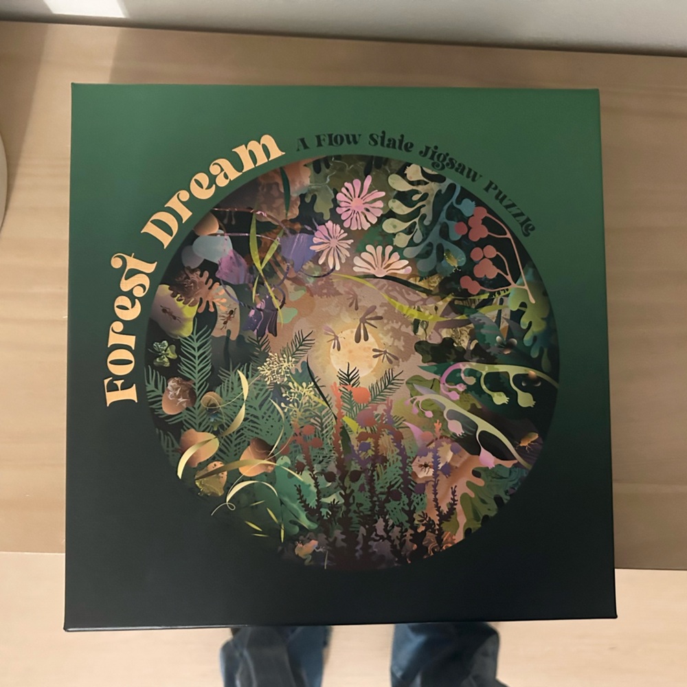 Forest Dream Circular 1000 Piece Puzzle Skittledog Elin Svensson